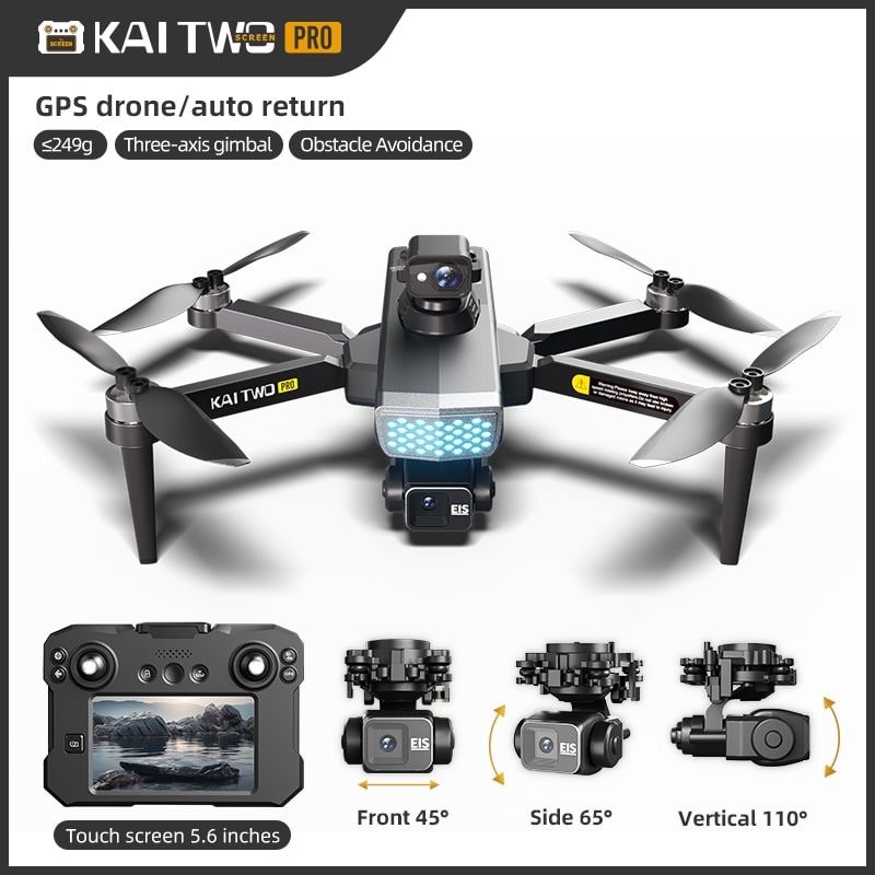 Professional GPS Drone 4k Hd Quadcopter KAI2MAX 12 Professional GPS Drone 4k Hd Quadcopter KAI2MAX - immagine 12