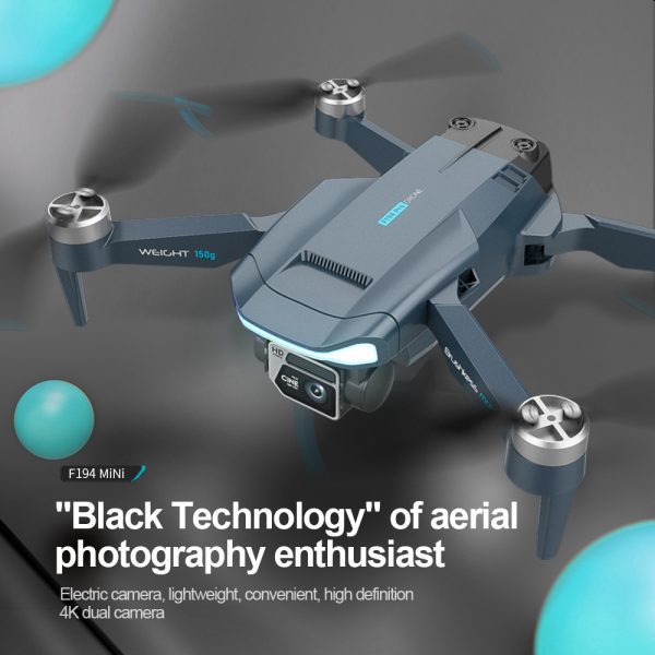 GPS Intelligent Return Dual Camera Mini Drone Toy Airplane F194 - Image 5
