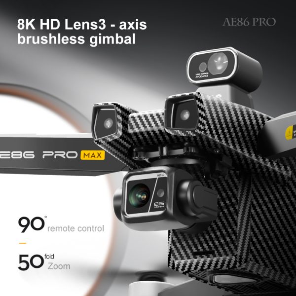 18KM Flight GPS Return ElS Anti Shake 4K HD Professional Camera Drone AE86 - Image 6