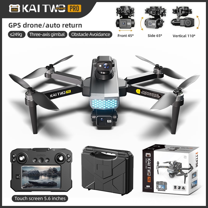 Professional GPS Drone 4k Hd Quadcopter KAI2MAX 6 Professional GPS Drone 4k Hd Quadcopter KAI2MAX - immagine 6