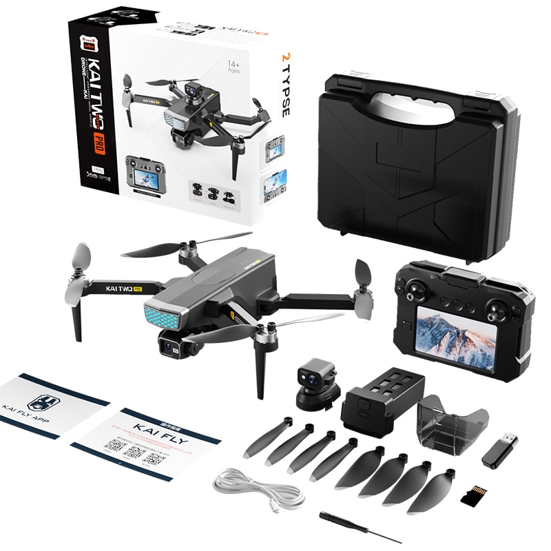 Professional GPS Drone 4k Hd Quadcopter KAI2MAX 9 Professional GPS Drone 4k Hd Quadcopter KAI2MAX - immagine 9