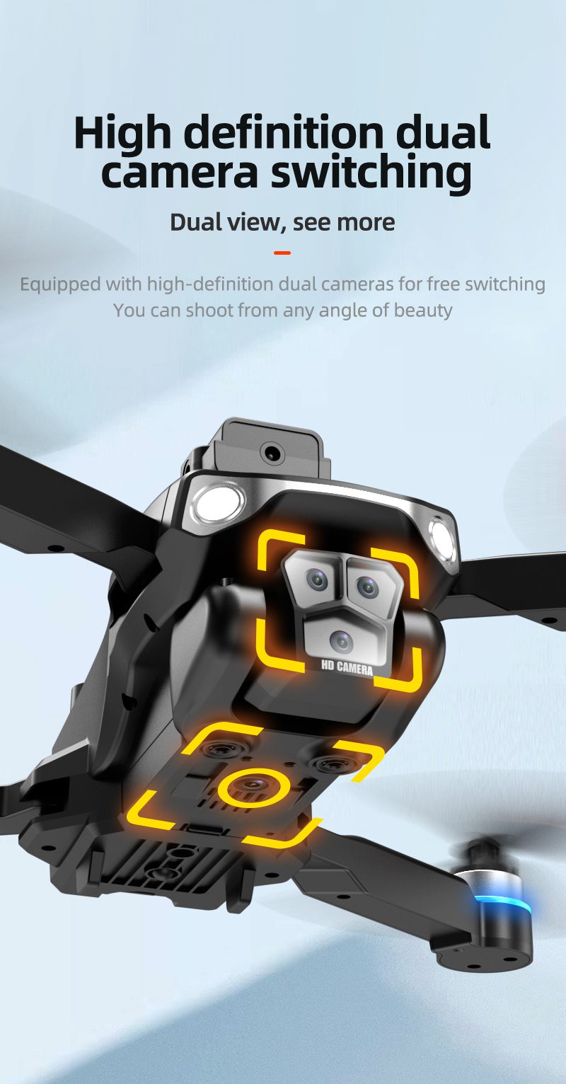 Screen Control Optical Flow Hovering Obstacle Avoidance Drone Toy LF633PRO