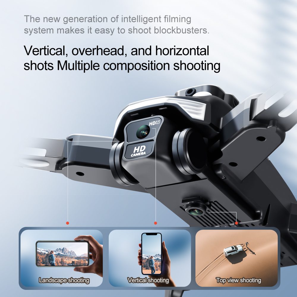 Optical Flow Obstacle Avoidance Dual Camera Drone Toy Airplane F200