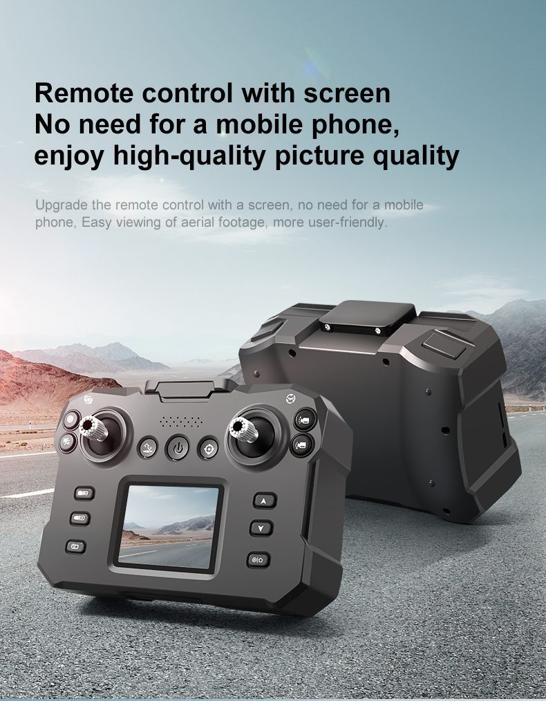 Screen Control Obstacle Avoidance Optical Flow Drone Toy K6MAX