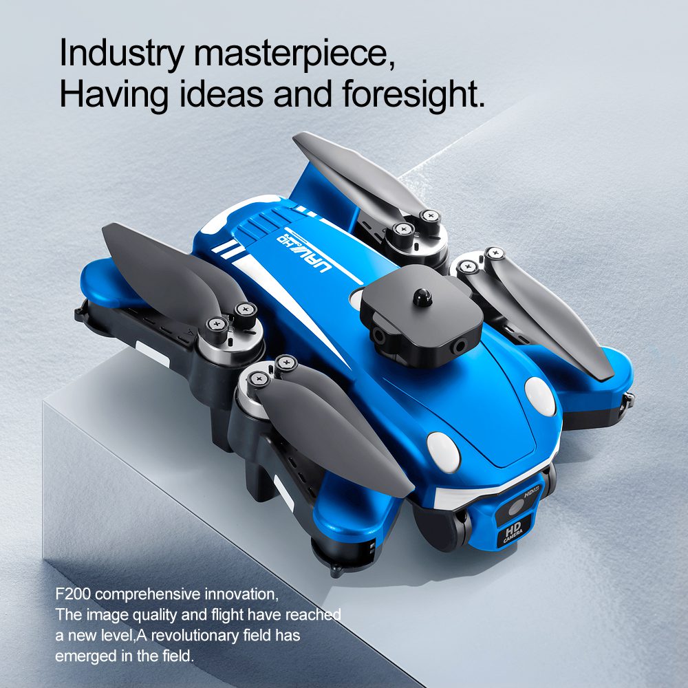 Optical Flow Obstacle Avoidance Dual Camera Drone Toy Airplane F200