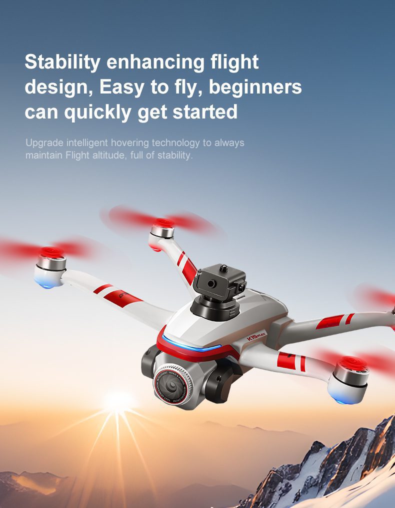 Remote Control Screen Control Optical Flow Camera Drone Toy K15MAX