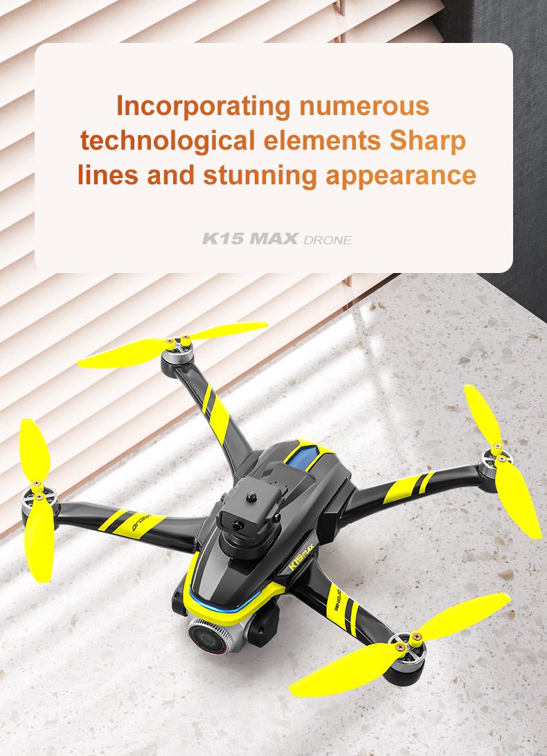 Remote Control Screen Control Optical Flow Camera Drone Toy K15MAX