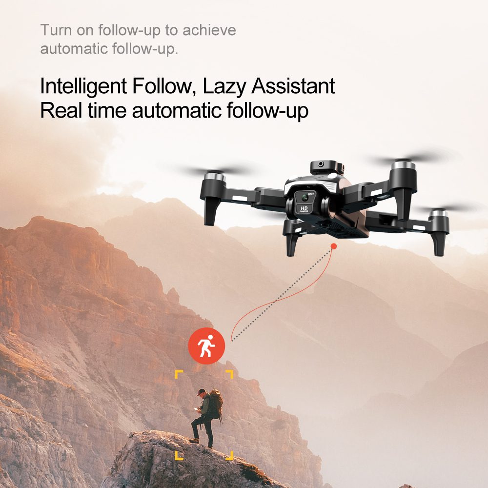 Optical Flow Obstacle Avoidance Dual Camera Drone Toy Airplane F200
