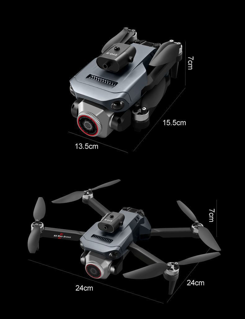 Screen Control Obstacle Avoidance Optical Flow Drone Toy K6MAX