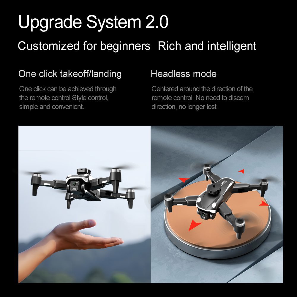 Optical Flow Obstacle Avoidance Dual Camera Drone Toy Airplane F200
