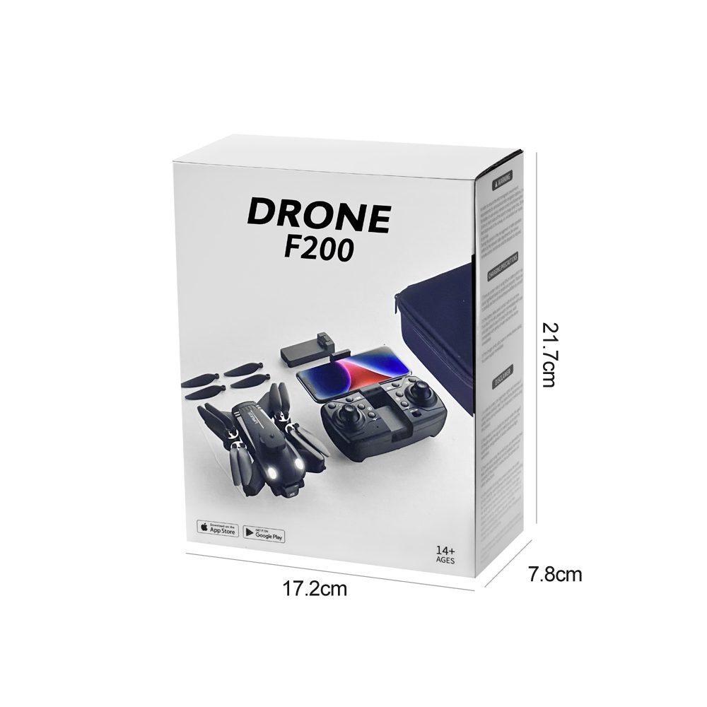 Optical Flow Obstacle Avoidance Dual Camera Drone Toy Airplane F200