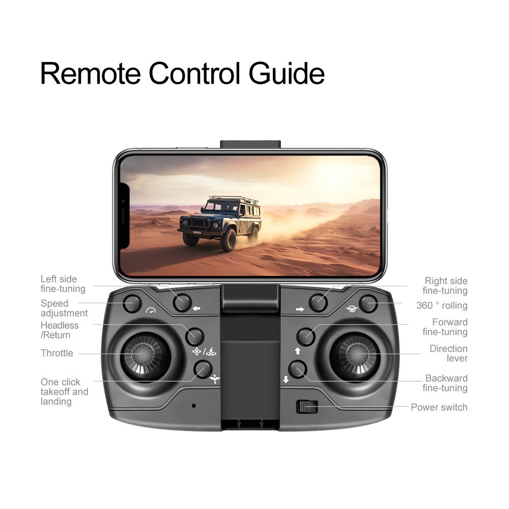 Optical Flow Obstacle Avoidance Dual Camera Drone Toy Airplane F200
