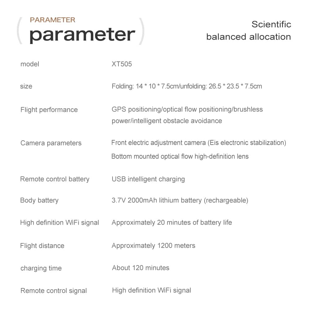 GPS-дрон Cool Lights 4K HD Quadcopter XT505 35 GPS Drone Cool Lights 4K HD Quadcopter XT505 — изображение 35