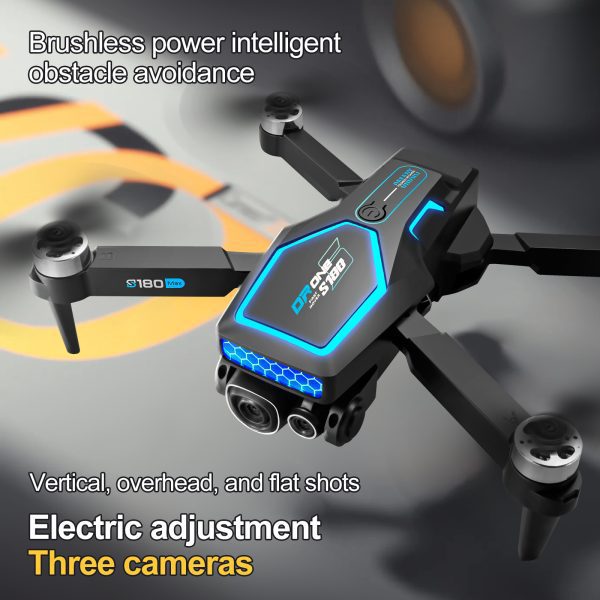 S180 Cool Lights Optical Flow Camera Drone Toy Airplane - Image 8