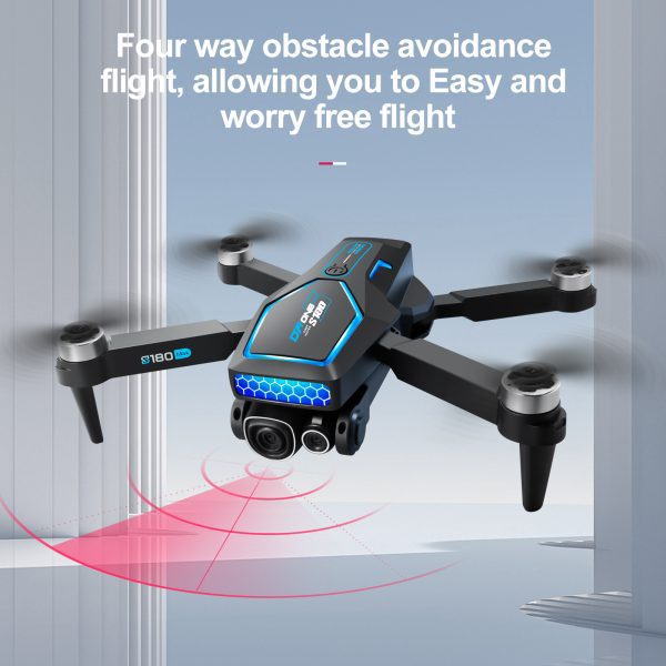 S180 Cool Lights Optical Flow Camera Drone Toy Airplane - Image 11