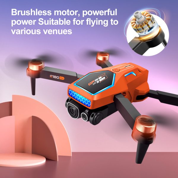 S180 Cool Lights Optical Flow Camera Drone Toy Airplane - Image 12