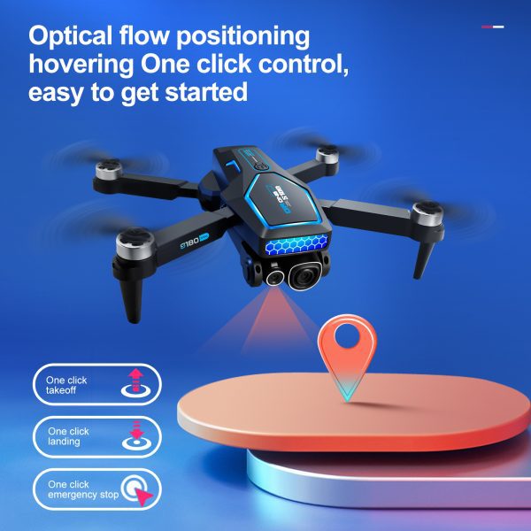 S180 Cool Lights Optical Flow Camera Drone Toy Airplane - Image 13