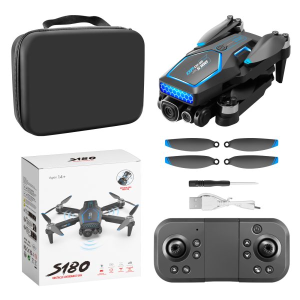 S180 Cool Lights Optical Flow Camera Drone Toy Airplane - Image 4
