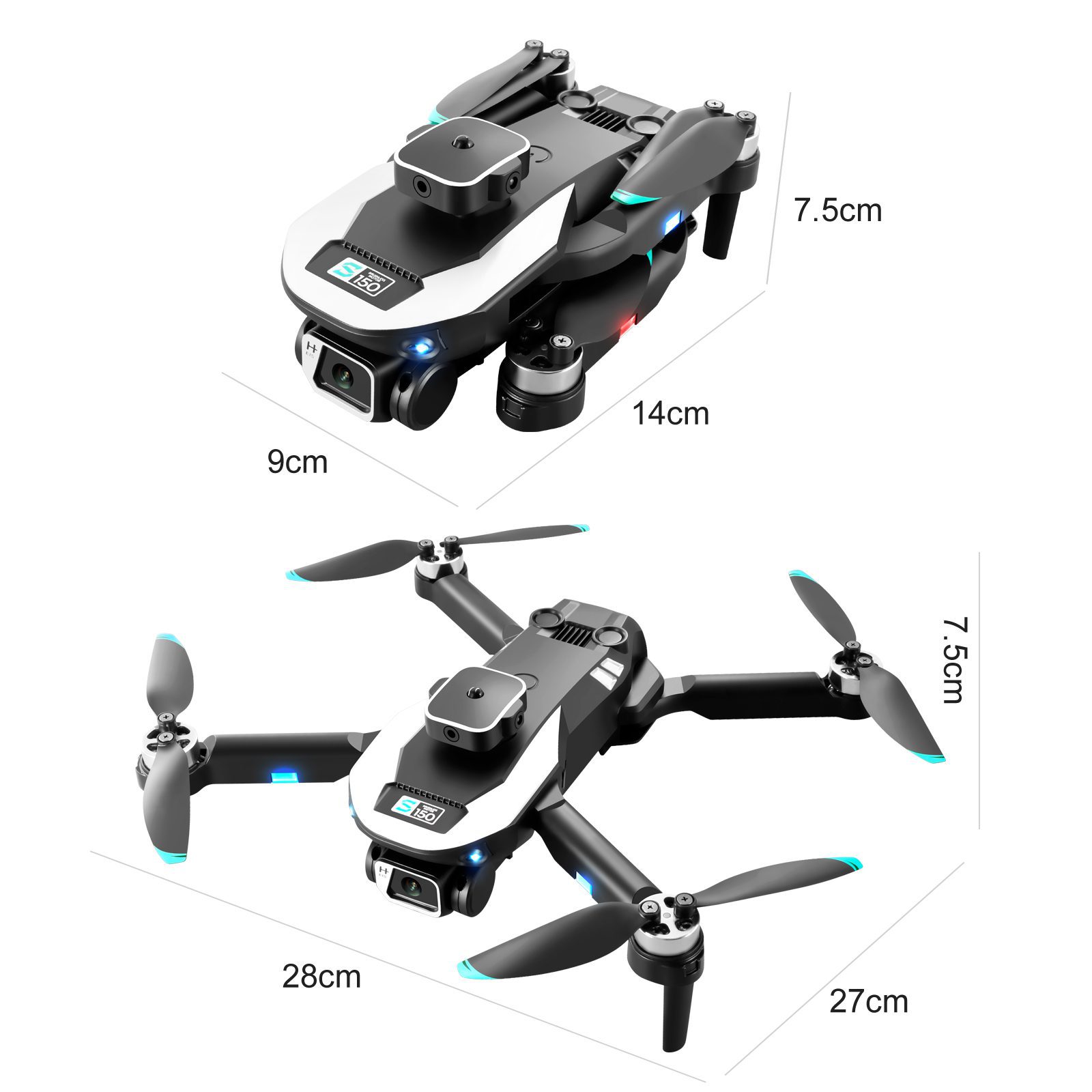 Optical Flow Obstacle Avoidance Camera Drone Toy S150