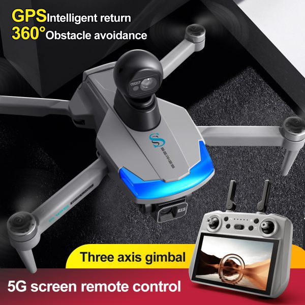 7.2 Inches RC Screen GPS Retrun EIS HD Camera Professional Drone S185 - Image 14
