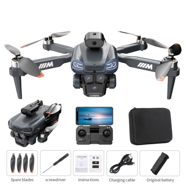 Optical Flow Obstacle Avoidance Triple Camera Drone Toy S183
