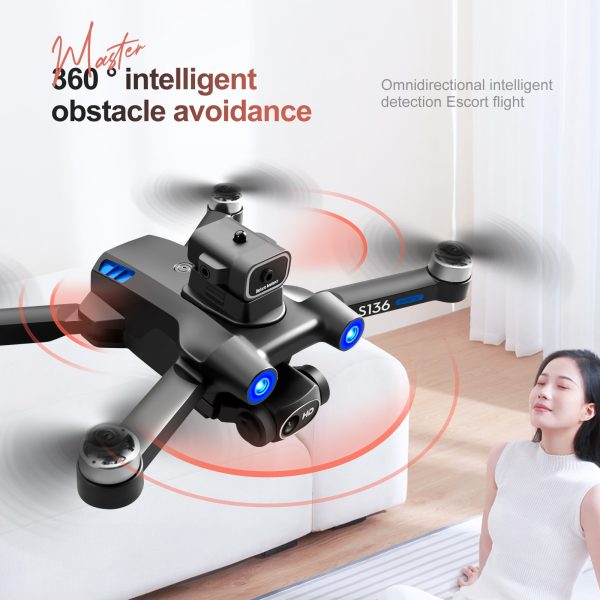 GPS Return Laser Obstacle Avoidance Mini HD Camera Drone S136 - Image 15