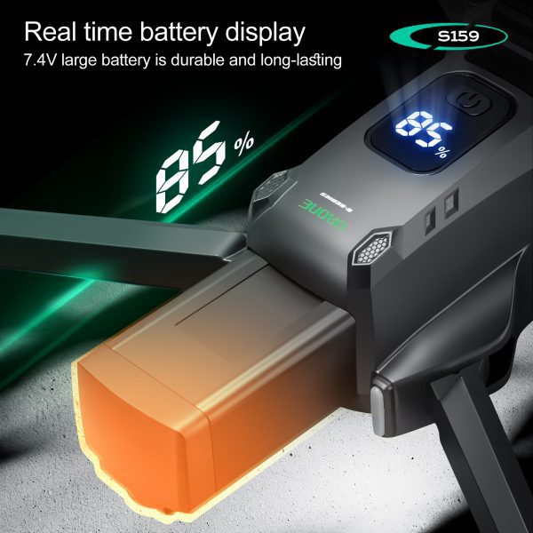 GPS Retrun RC Screen Control HD Camera Professional Drone S159 - Image 17