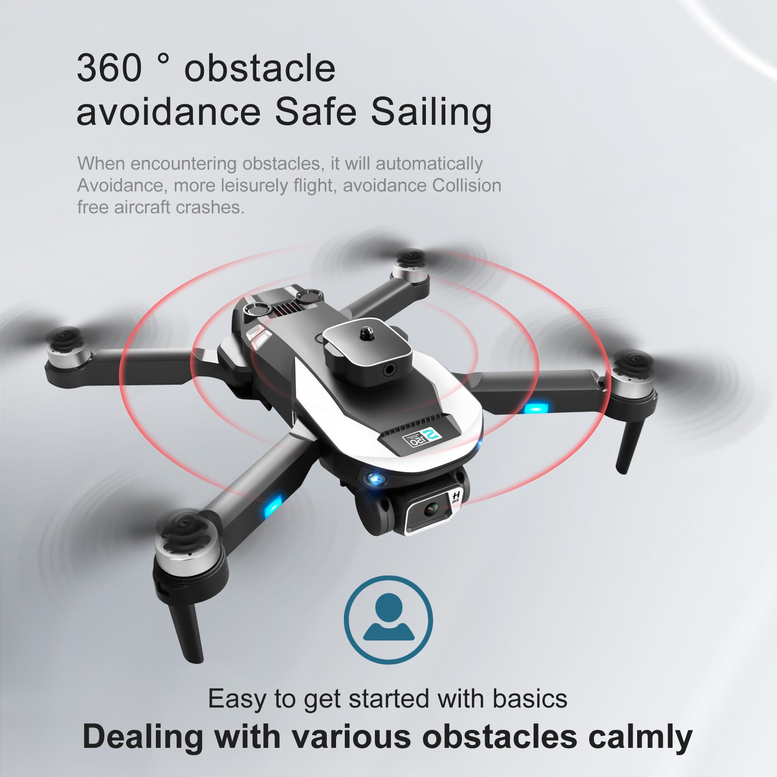 Optical Flow Obstacle Avoidance Camera Drone Toy S150