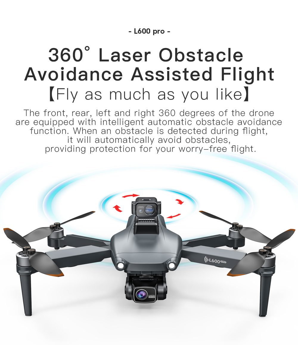 GPS Three Axis Gimbal 5G Professional 4K HD Camera Drone L600PRO