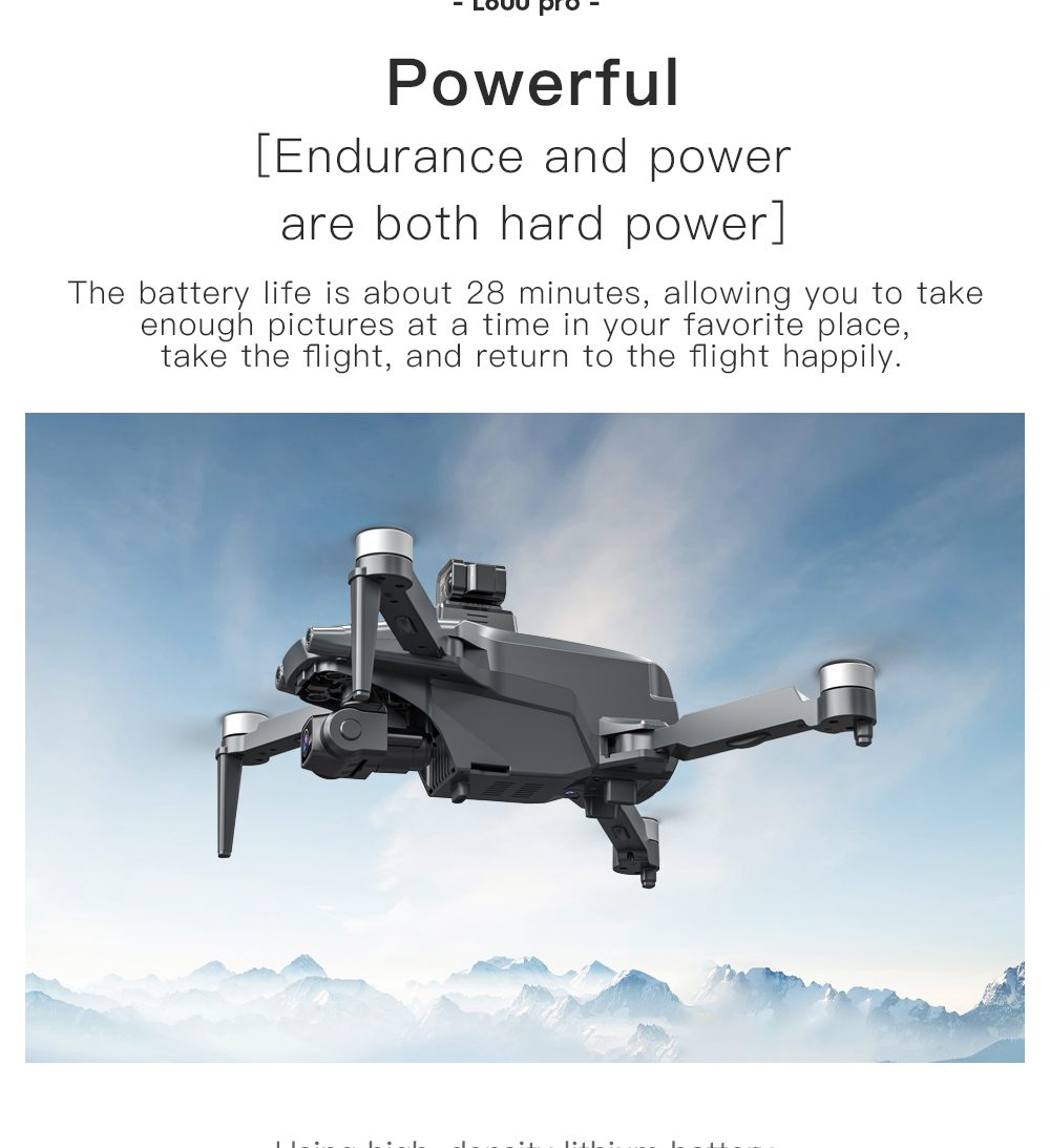 GPS Three Axis Gimbal 5G Professional 4K HD Camera Drone L600PRO