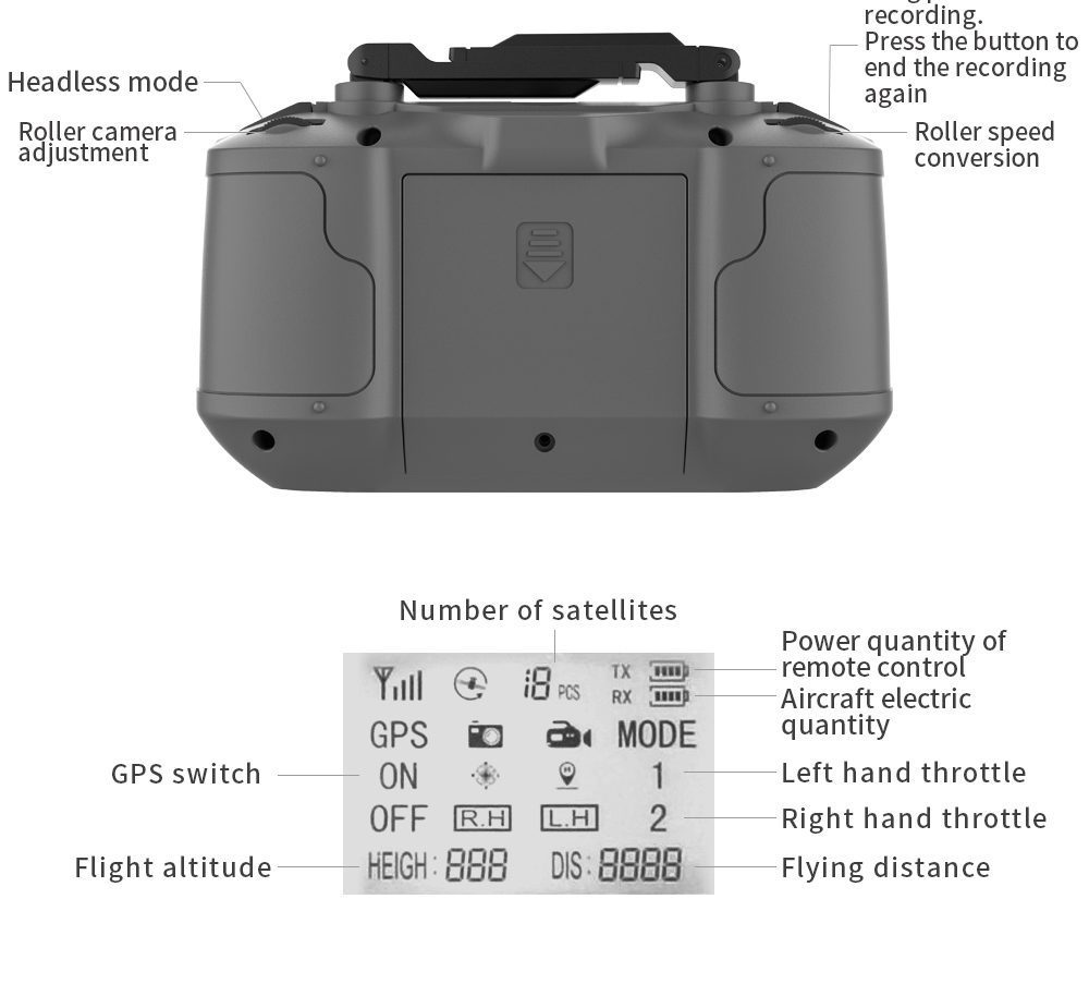 GPS Three Axis Gimbal 5G Professional 4K HD Camera Drone L600PRO