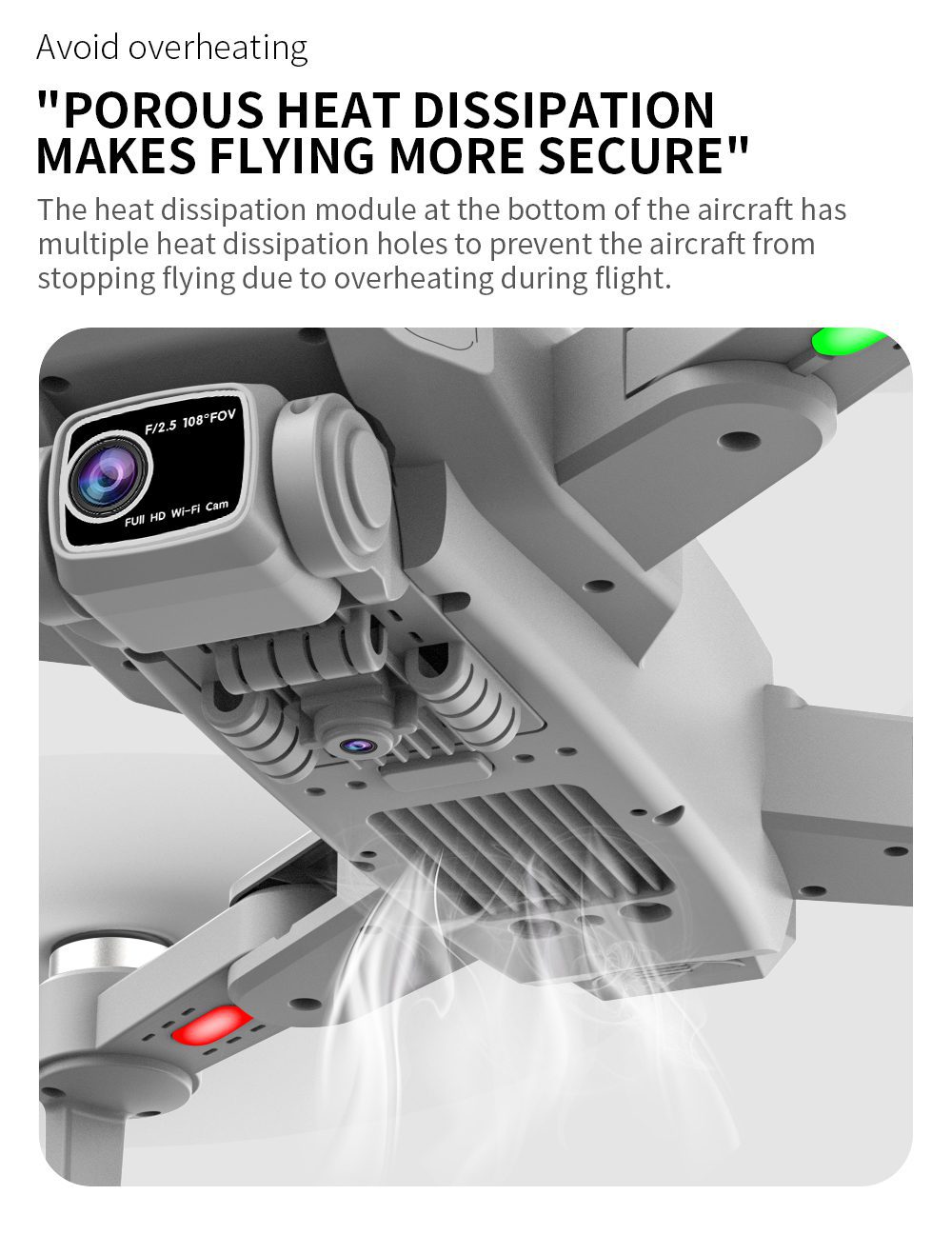1.2KM Flight GPS Intelligent Return 4K HD Camera Drone L900PROSE