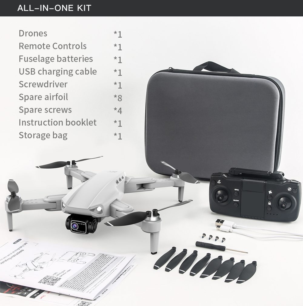 1.2KM Flight GPS Intelligent Return 4K HD Camera Drone L900PROSE