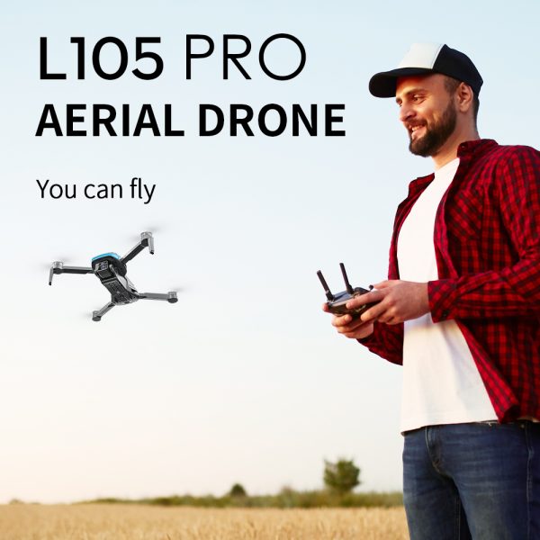 GPS Drone Intelligent Return 1.2KM Flight 4K HD Camera UAV L105PRO - Image 2