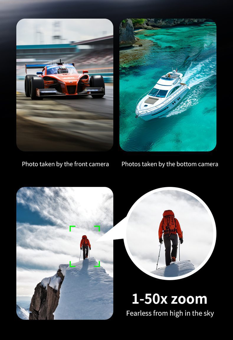 Optical Flow Obstacle Avoidance Triple Camera Drone Toy S183