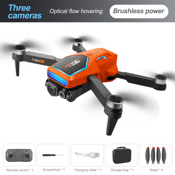 S180 Cool Lights Optical Flow Camera Drone Toy Airplane - Image 6