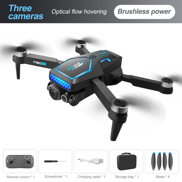 S180 Cool Lights Optical Flow Camera Drone Toy Airplane - Image 7