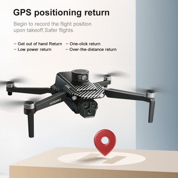 GPS 4.5" RC Screen Obstacle Avoidance 4K HD Camera Drone U99 - Image 3