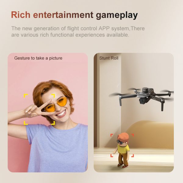 GPS 4.5" RC Screen Obstacle Avoidance 4K HD Camera Drone U99 - Image 14
