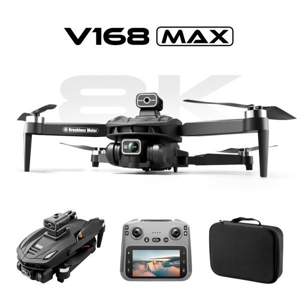 4.5" RC Screen GPS Return Intelligent 5G HD Camera Drone V168 - Image 5