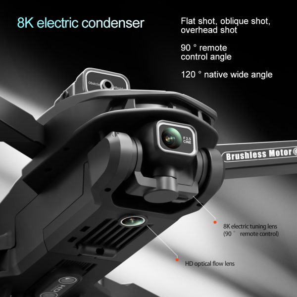 4.5" RC Screen GPS Return Intelligent 5G HD Camera Drone V168 - Image 7