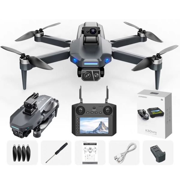 4.5 Inch RC Screen GPS Return Intelligent 5G Camera Drone K30
