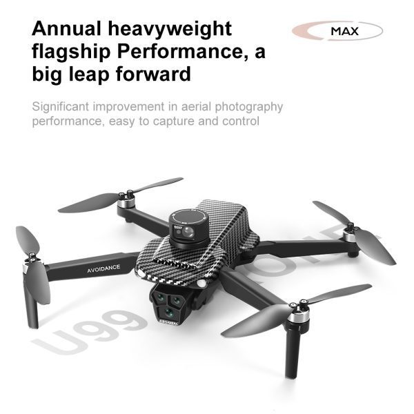GPS 4.5" RC Screen Obstacle Avoidance 4K HD Camera Drone U99 - Image 20