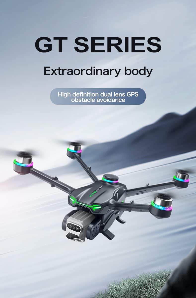 GPS Drone Return EIS Intelligence Obstacle Avoidance HD Camera GT6