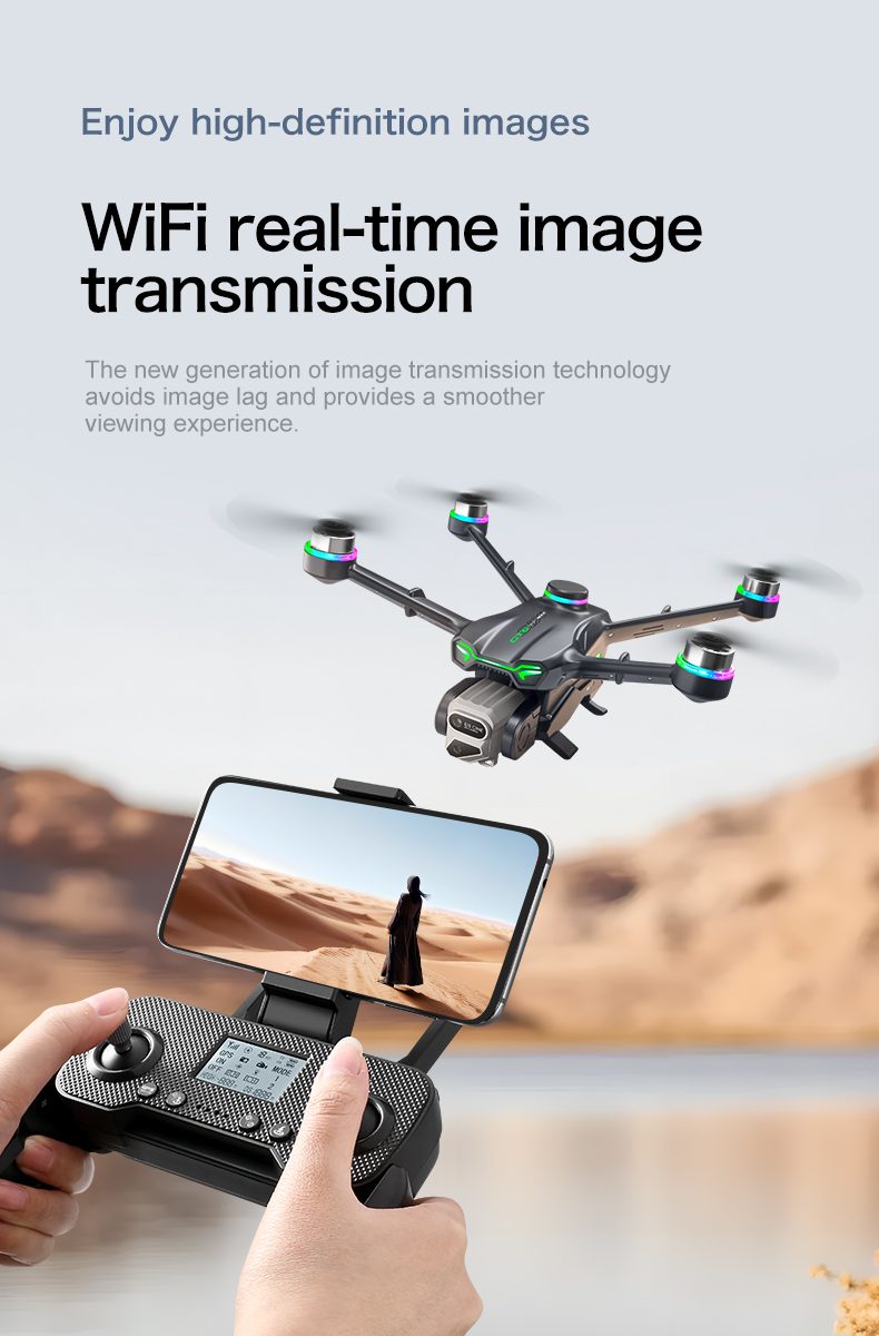GPS Drone Return EIS Intelligence Obstacle Avoidance HD Camera GT6