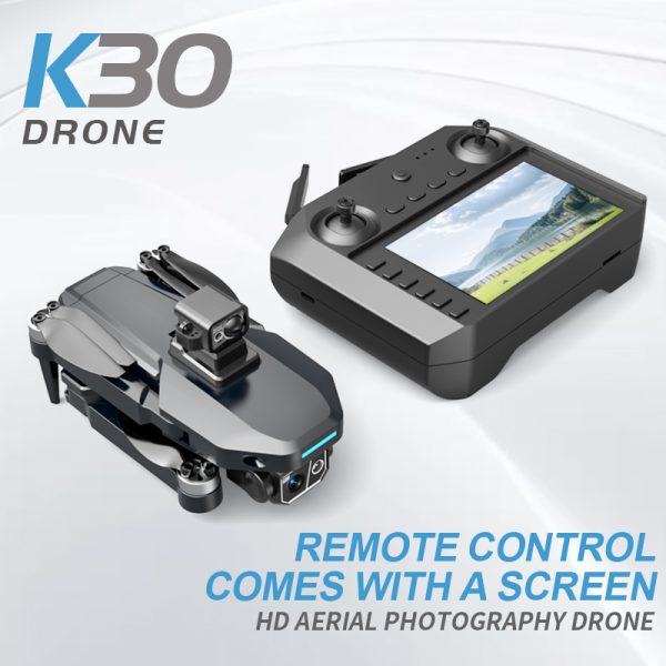 4.5 Inch RC Screen GPS Return Intelligent 5G Camera Drone K30 - Image 2