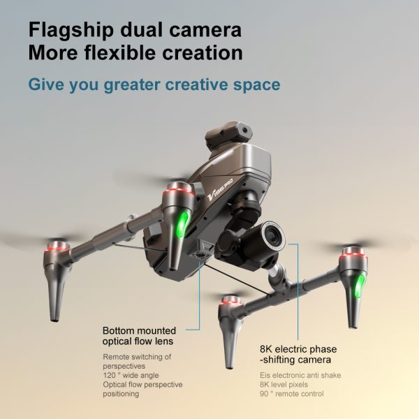 Obstacle Avoidance Camera Drone Quadcopter Toy V196 - Image 13