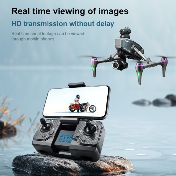 Obstacle Avoidance Camera Drone Quadcopter Toy V196 - Image 16