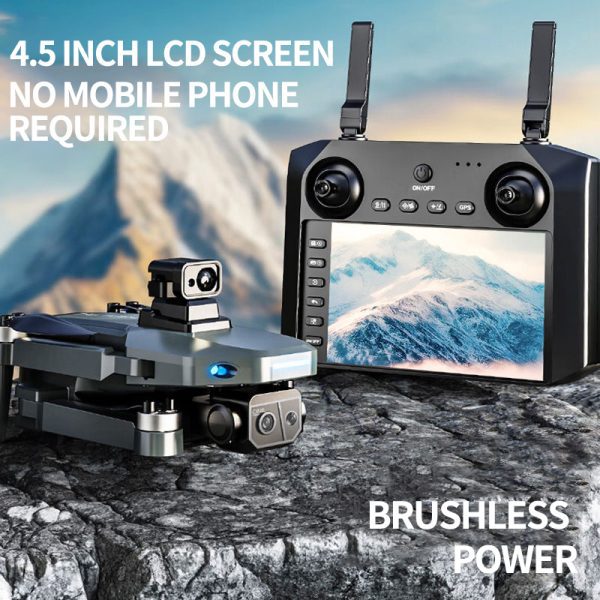 4.5 Inch RC Screen GPS Return Intelligent 5G Camera Drone K30 - Image 4