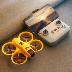 Mini Cool Light Protection Camera Drone Aircraft Toy V66